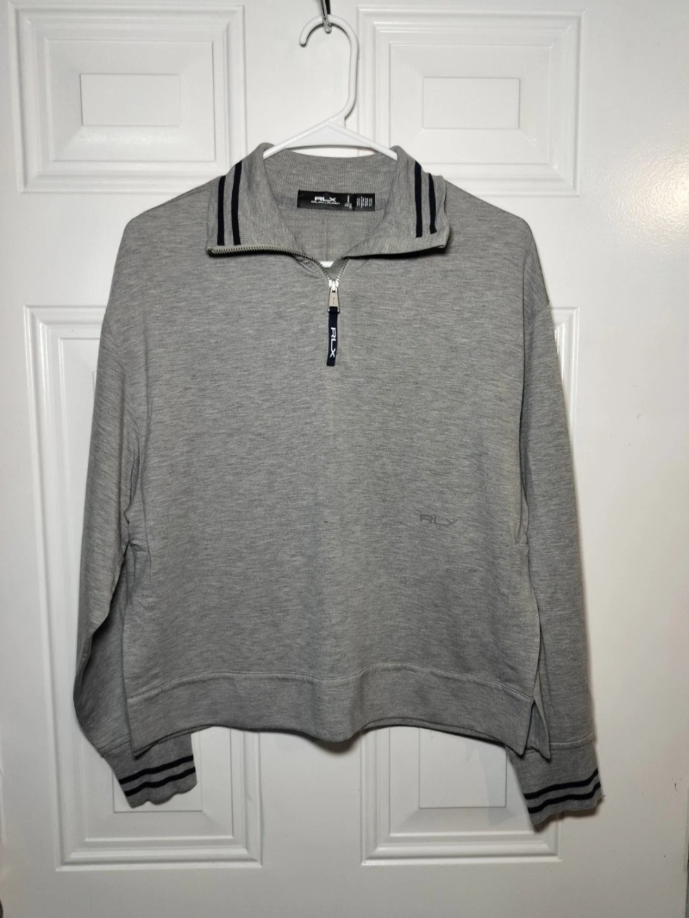 RLX Ralph Lauren Women’s Gray Quarter Zip Sweatshirt Size SP.